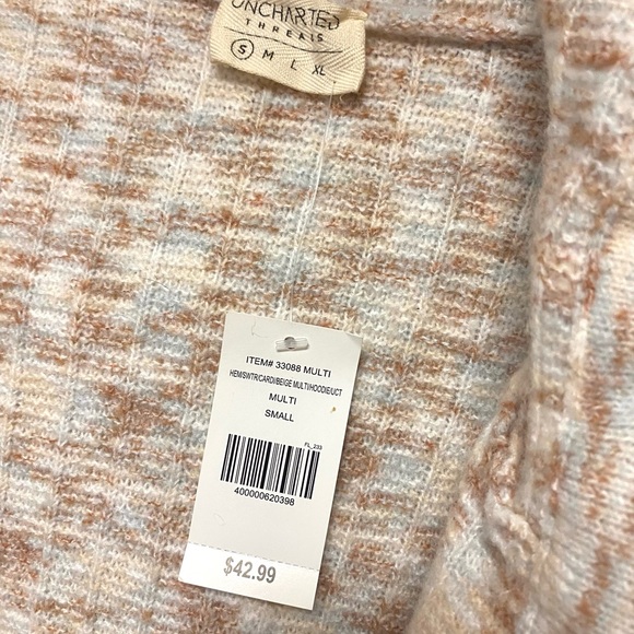 Uncharted Threads Multi Colored Cadigan Hoodie - Picture 4 of 4